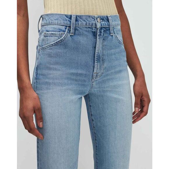 7 FOR ALL MANKIND Beauty Denim Easy Boot Light Wash Blue High Rise Women's 27 - Picture 9 of 15